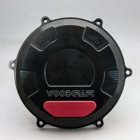 WOODCRAFT RHS Clutch Cover Black Anodized for Ducati Panigale / Streetfighter V4 / S/ Speciale (18-24) WOODCRAFT RHS Clutch Cover Black Anodized for Ducati Panigale / Streetfighter V4 / S/ Speciale (18-24)